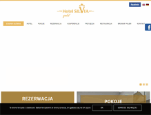 Tablet Screenshot of hotelsilvia.pl